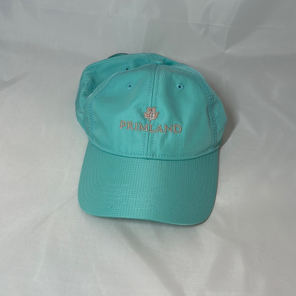 Teal resort hat